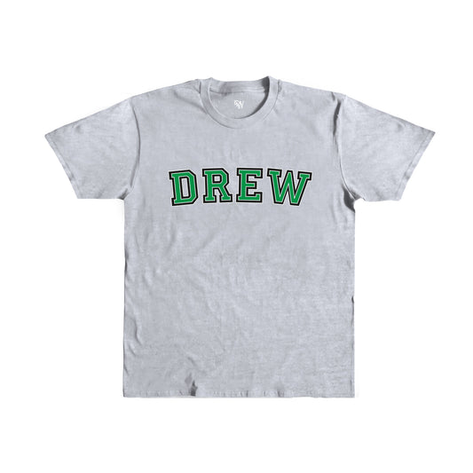 COLLEGE TEE - ASH GREY