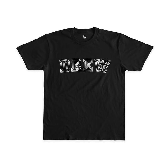 COLLEGE TEE - BLACK