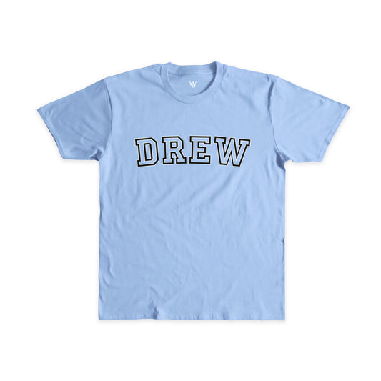 COLLEGE TEE - LIGHT BLUE