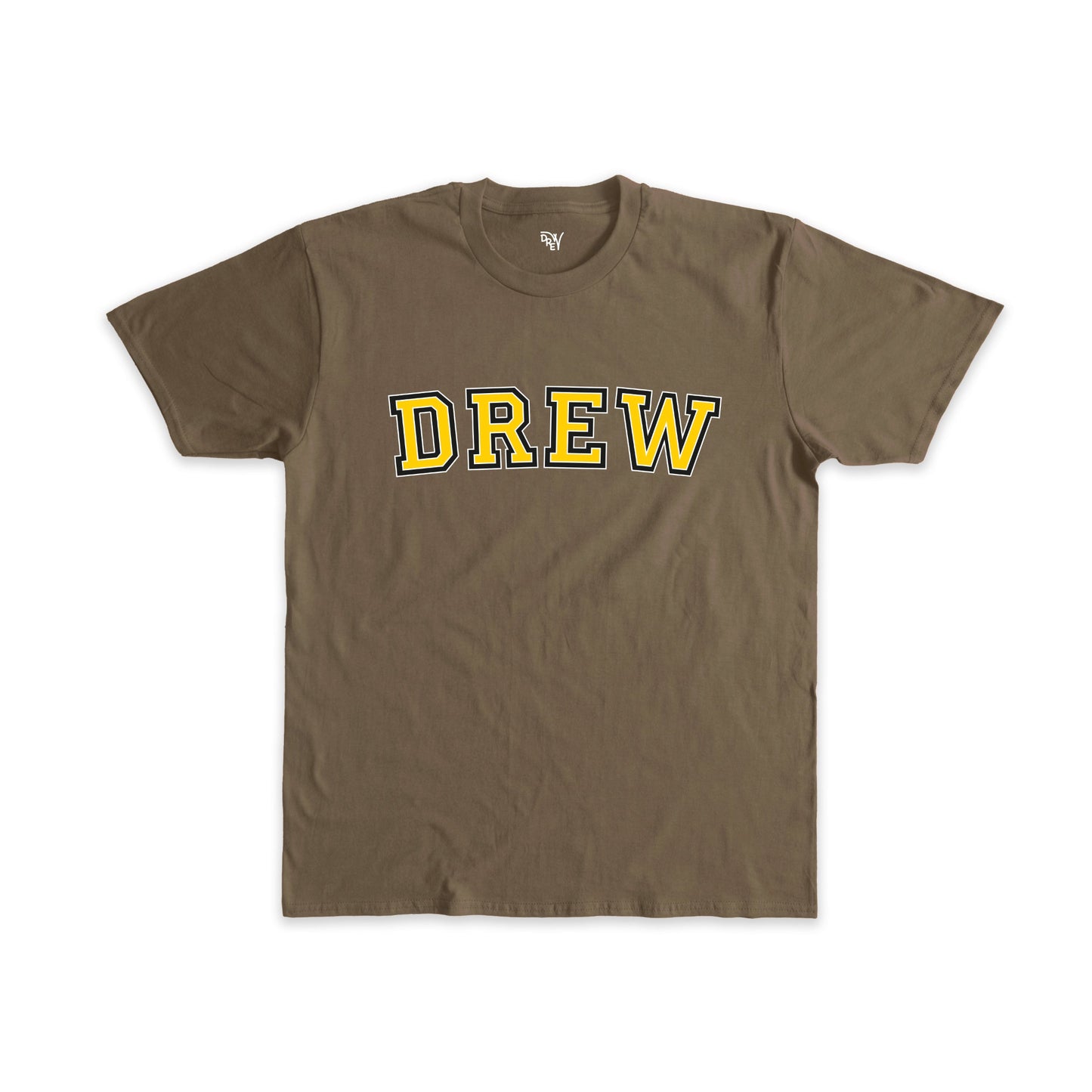 COLLEGE TEE - BROWN